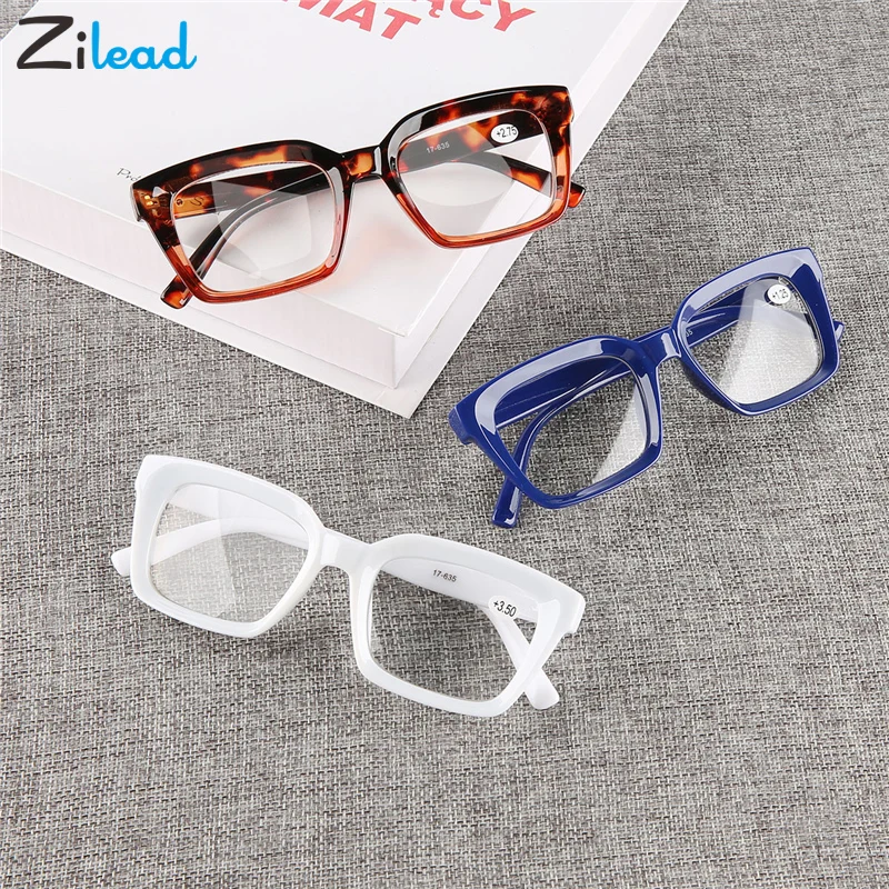 

Zilead Ultralight Computer Fashion Comfortable Resin Cute Reading Glasses Classical Presbyopia Ultralight Women Men Glasses