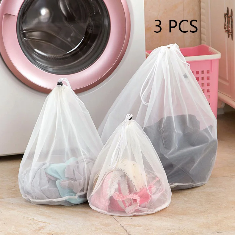 

Washing Laundry bag Clothing Care Foldable Protection Net Filter Underwear Bra Socks Washing Machine Household Cleaning Tools