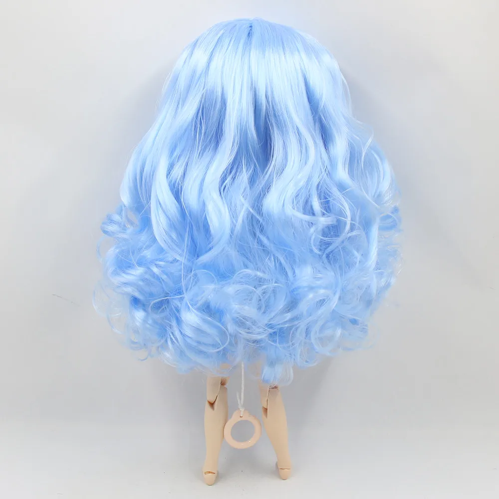 ICY 1/6 Blyth кукла с открытым ртом голубые вьющиеся волосы белая кожа Обнаженная кукла индивидуальные матовое лицо соединение тела
