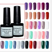 1 шт Гель-лак для ногтей Высокое качество декор для ногтей, Салон Советы Горячая 144 цветов 8 мл впитывающийся органический лак для ногтей для УФ-и светодиодной лампы лак Декор