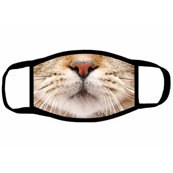 

custom LOGO 3D printing mask cat cosplay mask dust-proof personalized cross-border breathable mask