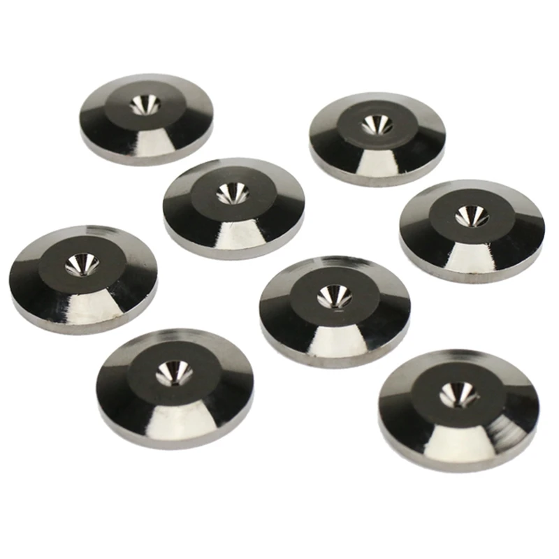 8PCS Metal Shockproof Foot Spikes Pads Stands Mats for Speakers CD Players Turntable Amplifier DAC Recorder Feet Pad Universal F