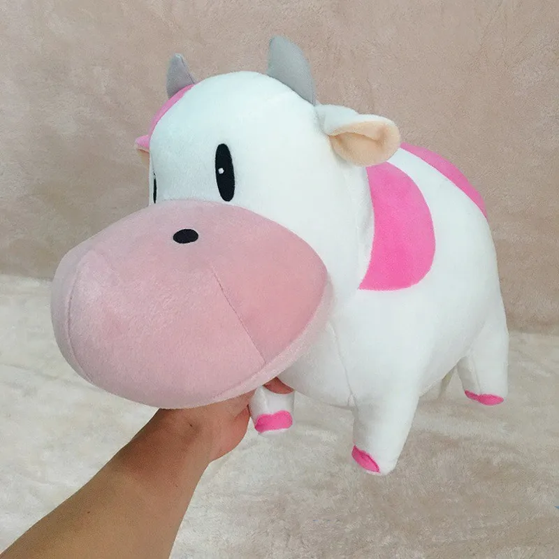 Популярная игра Урожай луна розовая корова плюшевая игрушка мягкие игрушки