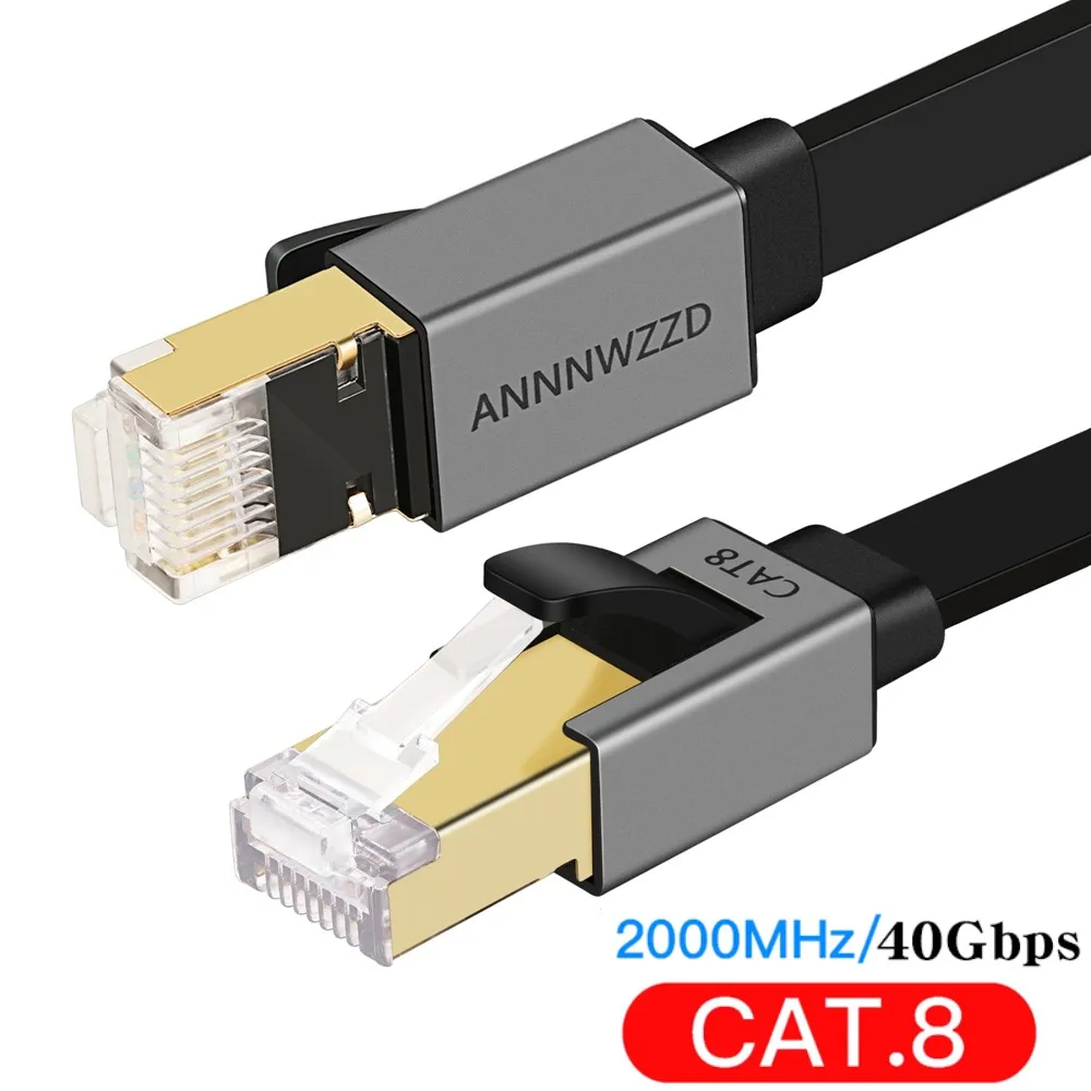 Ethernet кабель Cat8 40 Гбит/с RJ45 сетевой высокоскоростной гигабитный SFTP Lan Cat 8 RJ 45 для PS4