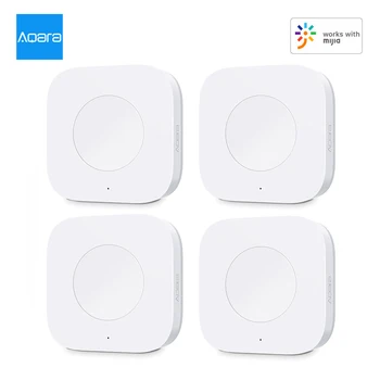 

4Pcs Aqara Smart Wireless Switch Smart Remote One Key Control Aqara Intelligent Application Home Security APP Control