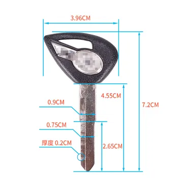 

\ Motorcycle Blank Key Uncut Blade For For YAMAHA Star Dragstar V-Star DS400 DS650 XVS 400 650 1300 950 XV 1900 Star