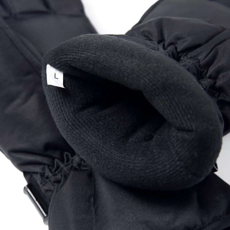 Новинка, водонепроницаемые перчатки с подогревом на батарейках для мотоцикла, охоты, катания на лыжах, зимние теплые черные перчатки унисекс