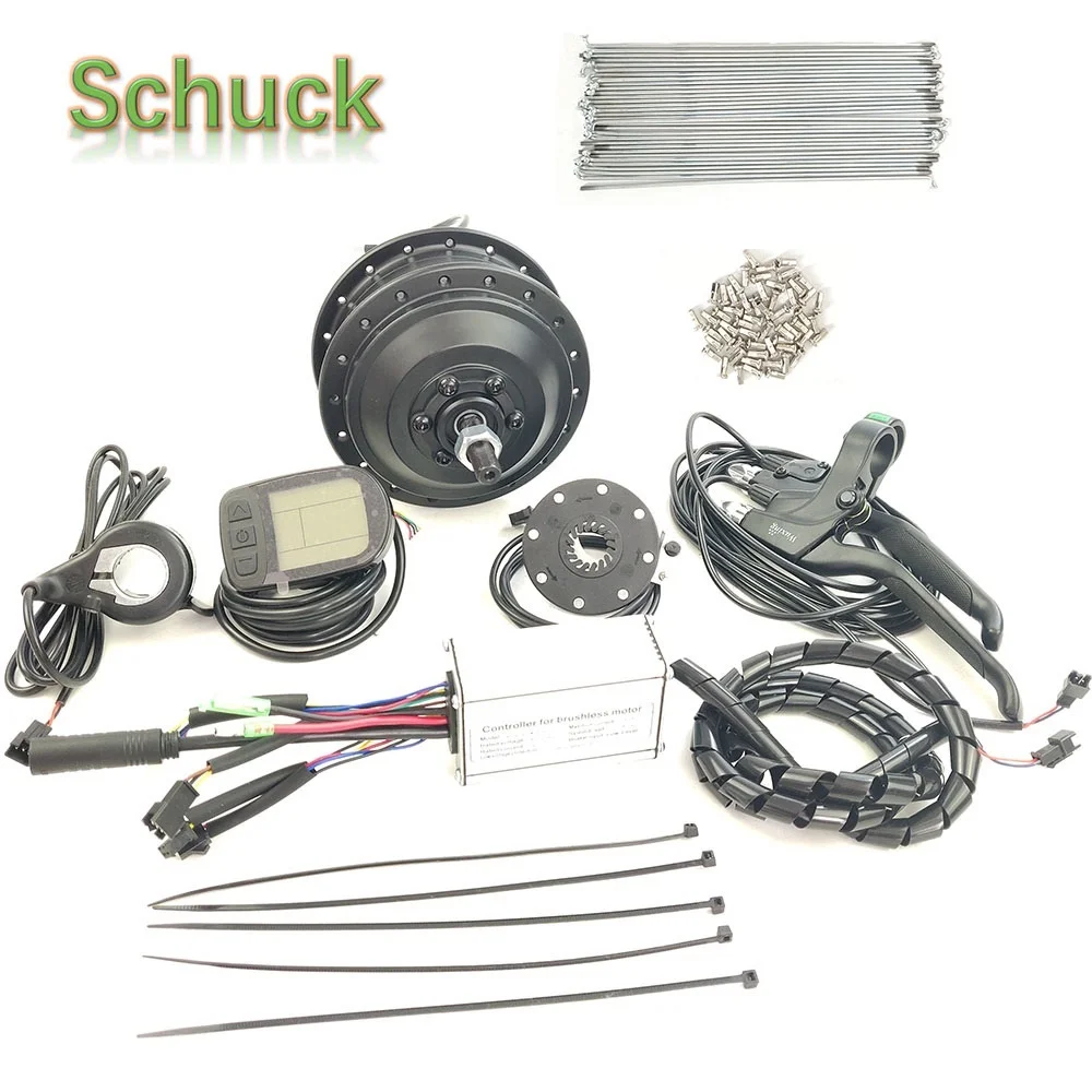 

Schuck front without wheel 36V350W electric bike conversion kit motor controller with KTLCD5 display bicycle accessorie