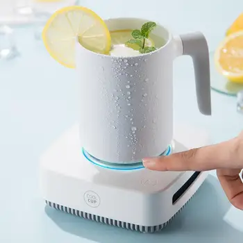 

Cooler Coffee Mug Warmer for Office Home Desk Use Heating Cooling Beverage Plate for Water Tea Drinks Milk Beer Cocoa