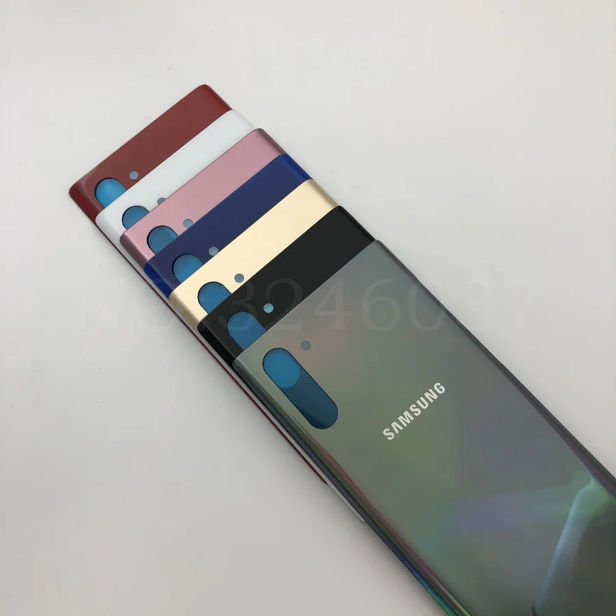 Note10 задняя панель Батарея стекло задняя дверь Крышка для samsung Galaxy Note 10 N970 клей наклейки+ Инструменты