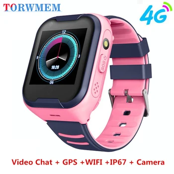 

4G Kids Smart Watch GPS Wifi Ip67 Waterproof 680Mah Big Battery 1.4 Inch Display Camera Take Video Smartwatch Kids