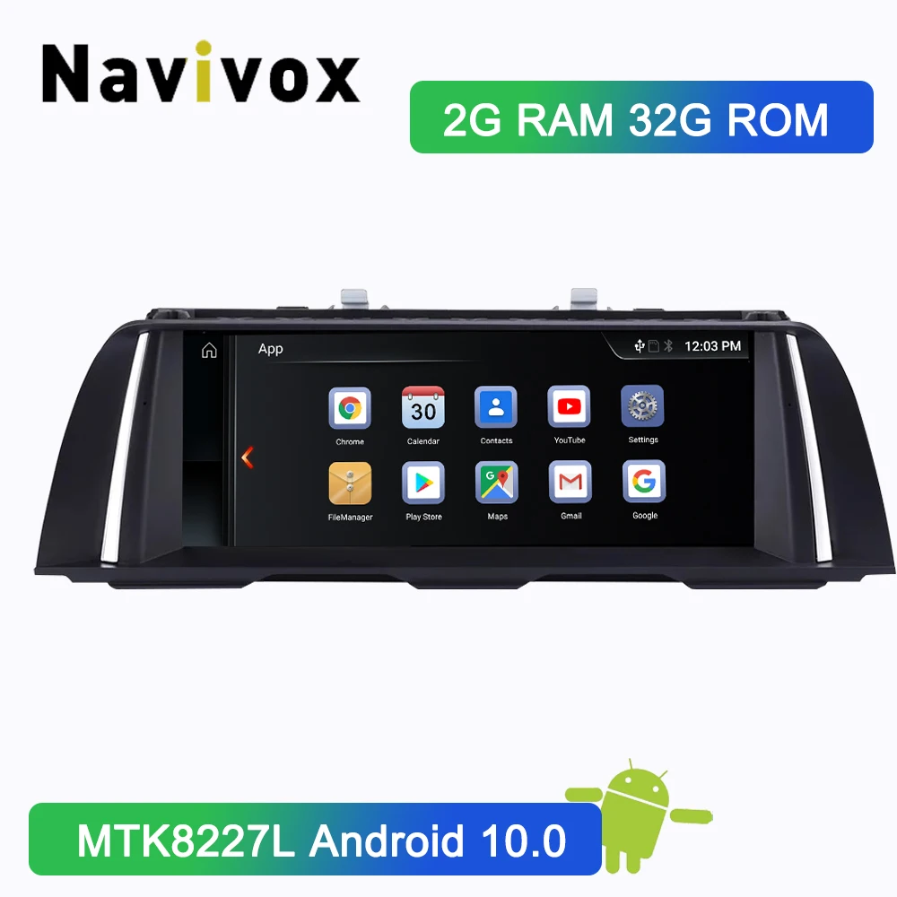 

Navivox 10.25'' Android 10.0 Car Gps radio player navigation for BMW 5 Series F10/F11 520i 525i 528i 2011-2017 CIC/NBT System