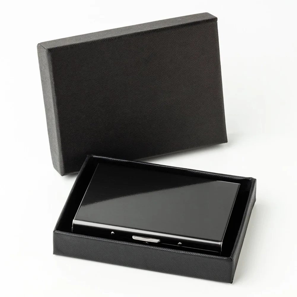 New Hot Creditcard Holder Wallet Men Stainless Steel Bank Card Case Waterproof RFID Blocking Cover SMR88