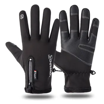 

High-density Waterproof Warm Ski Gloves Unisex Riding Sports Plus Velvet Climbing Leisure Gloves 2019 Winter New