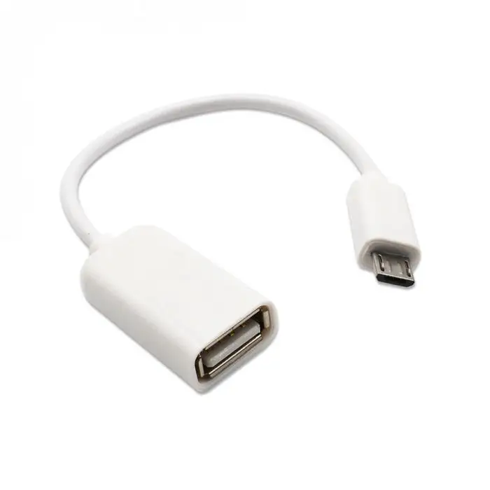 OTG адаптер для Micro USB к USB для телефонов планшет ноутбук мышь клавиатура SD кардридер флэш-накопитель Жесткий диск USB-адаптер - Цвет: white