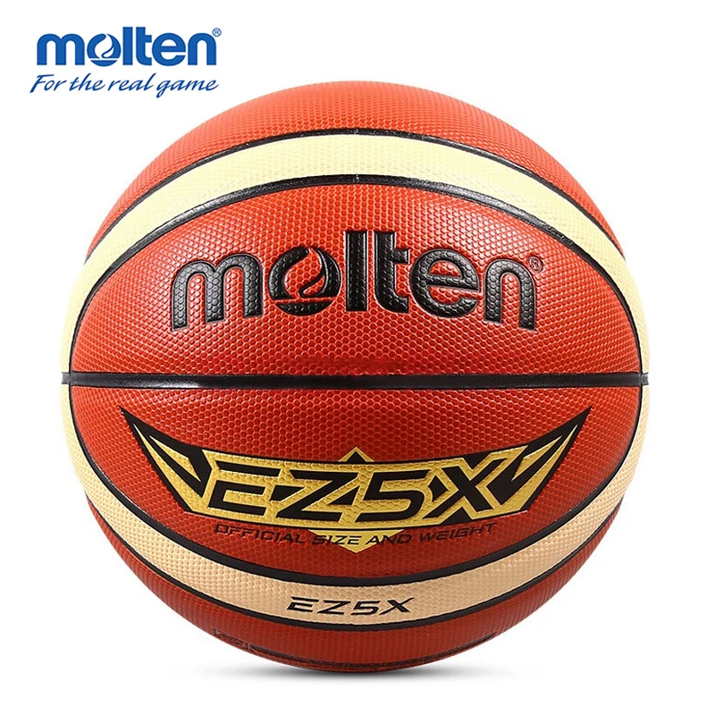 

Original Molten Basketball EZ Series Official 4/5/6/7 PU Leather Basket Ball For Indoor & Outdoor Match Training 100% Brand New