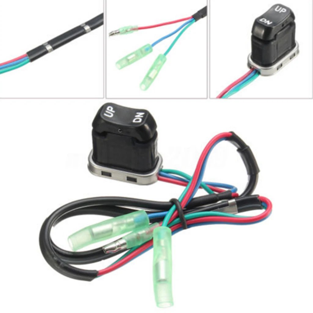 Tilt Trim Switch for Yamaha 4 Stroke Outboard Engine Motor Marine 703-82563-01-00 Boat Accessories | Автомобили и мотоциклы