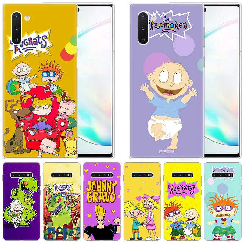 

Cute cartoon Rugrats Soft Silicone Case for Samsung Galaxy Note 10 Pro 9 8 5 M30S M40 S10E S10 5G S9 S8 Plus S7 S6 Edge S5 Cover