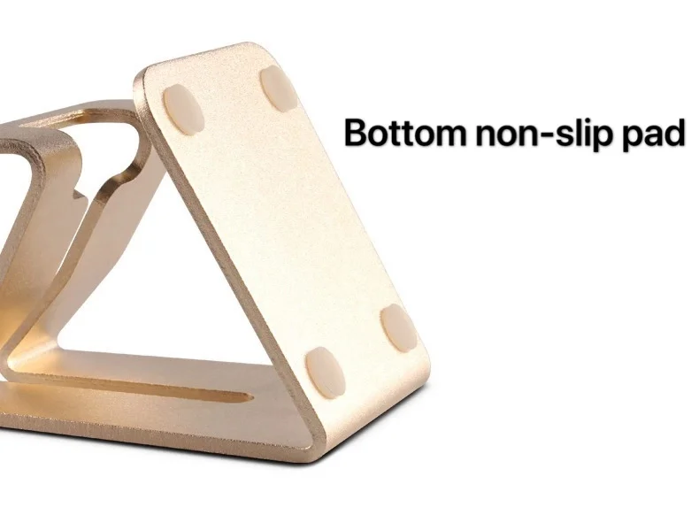 Aluminum alloy mobile phone tabletop bracket lazy bracket iPad metal bracket gift logo customization