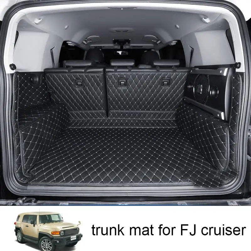 Lsrtw 2017 кожаный коврик для багажника автомобиля toyota FJ cruiser 2006 2009 2010 2011 2012 2013 2014 2015 2016