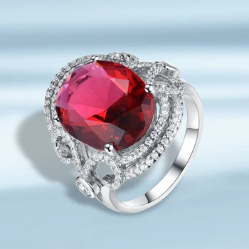 

925 Sterling Silver Ring Cubic Zircon Main Color Stone 2020 Propose Marriage Engagement Wedding Rings Fine Jewelry for Women