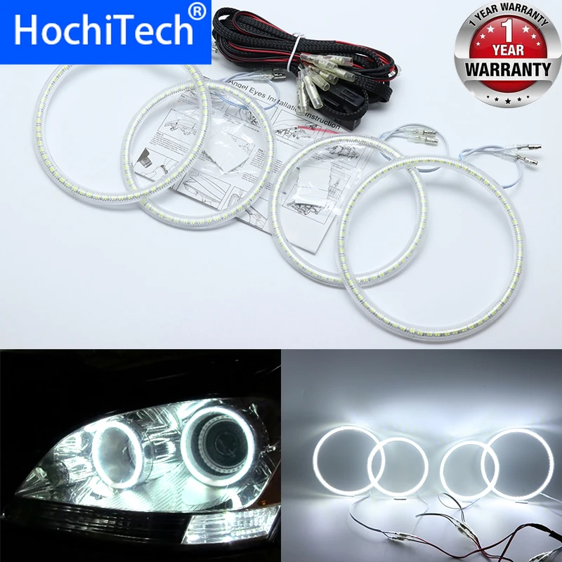 

For Mercedes Benz GLS Class X164 GL320 GL350 GL420 GL450 GL550 2007-2012 Ultra Bright SMD White LED Angel Eyes Halo Ring Kit