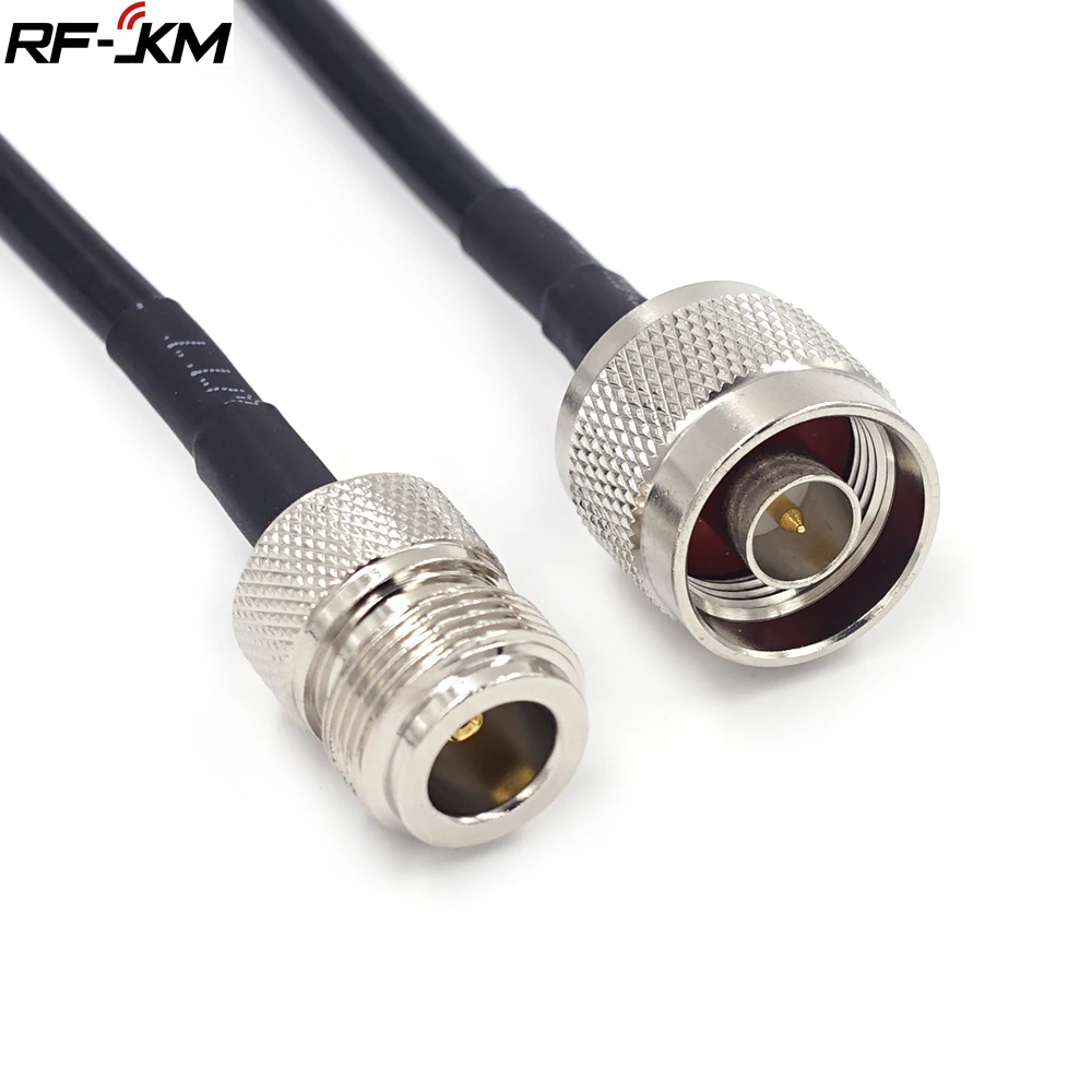 N Male to N Female Low Loss RG58 Cable Radio WIFI extension cable For 4G LTE Cellular Amplifier Cell Phone Signal Booster rp sma male to n female lmr400 cable 50 ohm rf coax extension jumper pigtail for 4g lte cellular amplifier phone signal booster