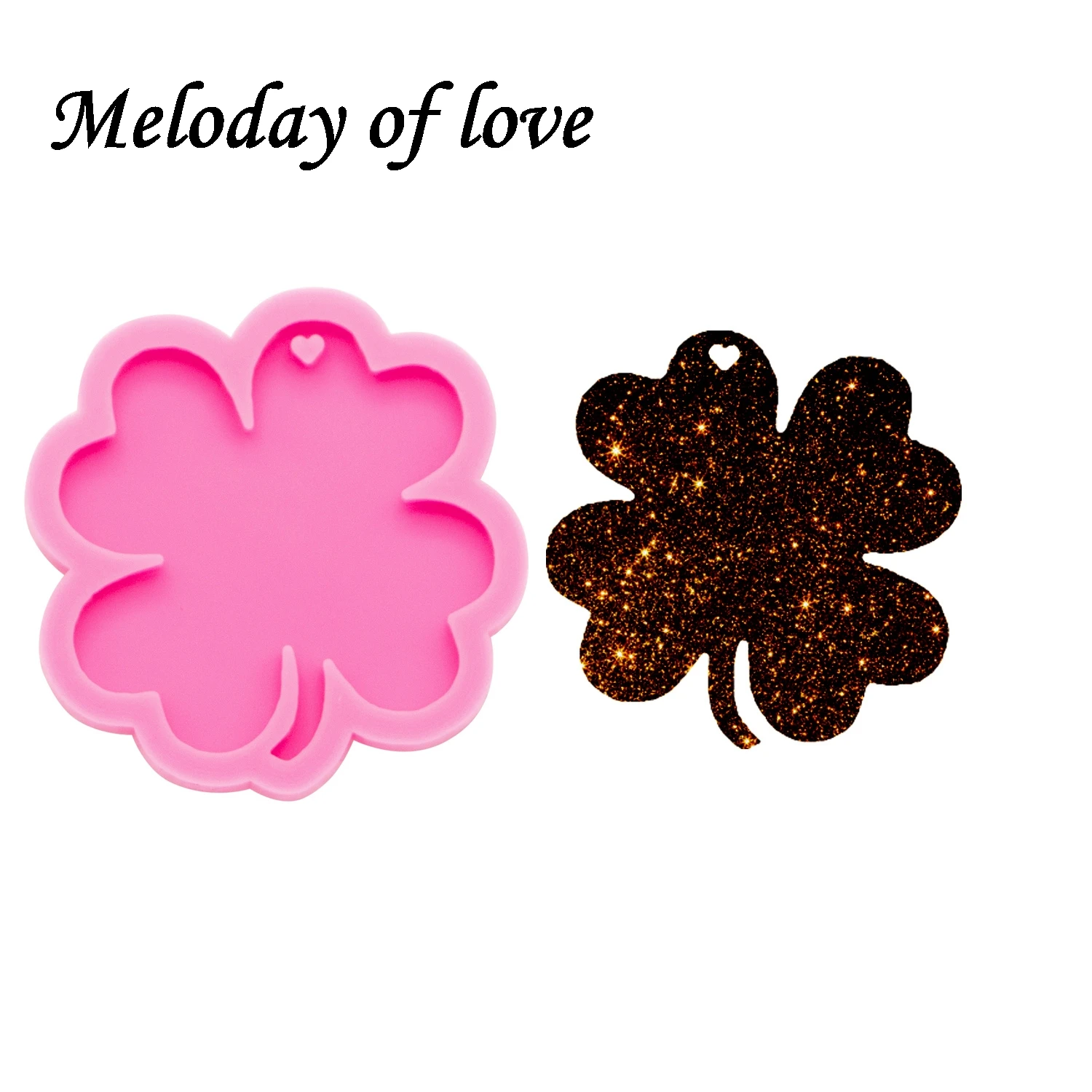Shiny Glossy leaf silicone mold diy 
