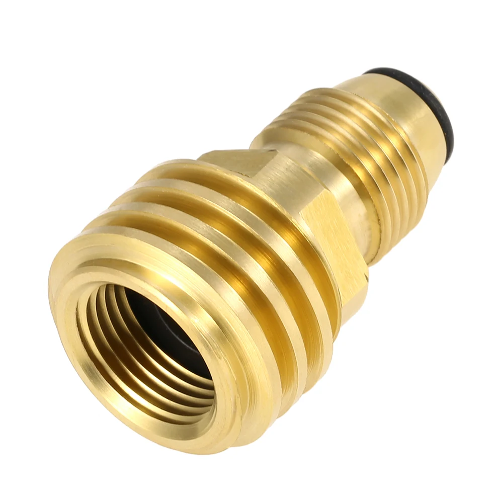 

Propane Adapter Solid Brass Regulator Safety POL Convert to QCC1/Type1 Camping Hiking Outdoor