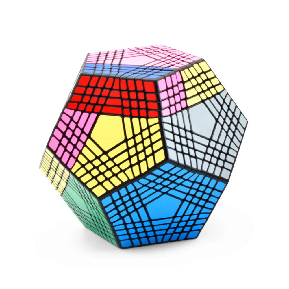 ShengShou 9x9x9 megaminxed Megaminx Профессиональный конкурсный черный магический куб ультра-Гладкий 9x9 кубар-Рубик на скорость детские игрушки подарок