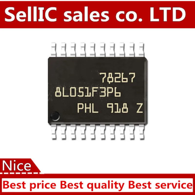 STM8L051F3P6 MCU 8 embedded processor and controller IC power chip TSSOP20 | Электроника