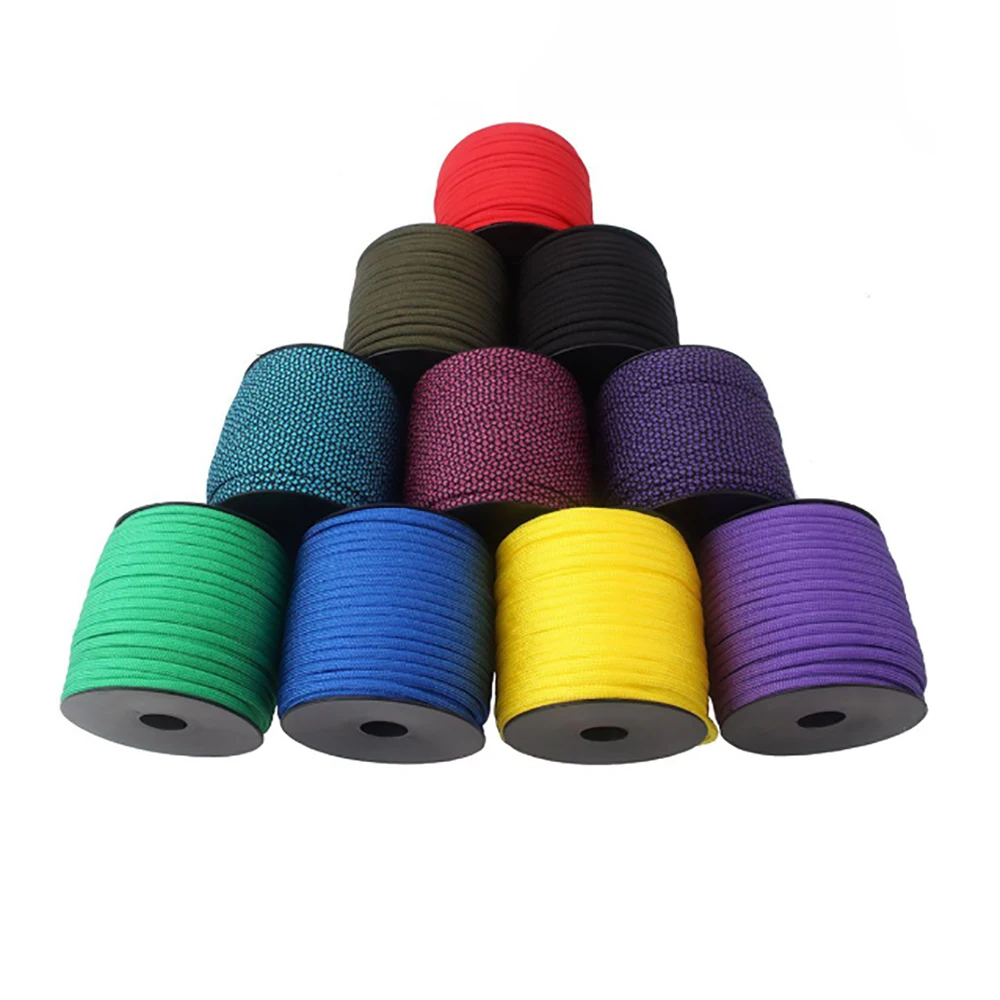Cabo de Pára-quedas ao ar 550 tipo Cordão Atacado Carretéis 30 Pces Paracord Corda Mil Especificação 7 Strand Livre Cabo 100ft - * 2 de pára-quedas 550 tipo cordão paracord corda