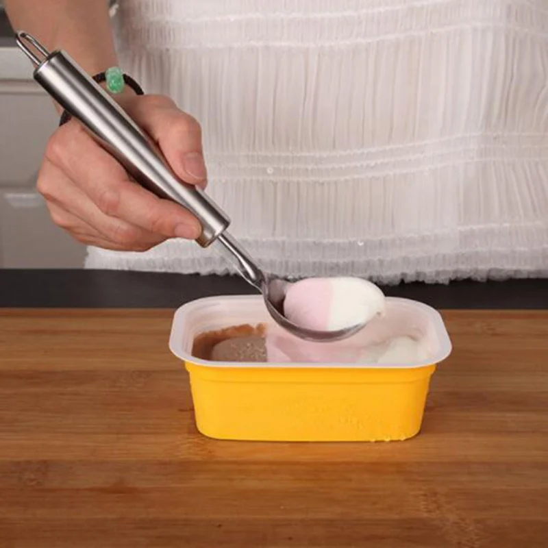 Stainless Steel Fruit Knife Corer Carving Knife Set Watermelon Digging Spoon Potato Peeler Ice Cream Scoop Set
