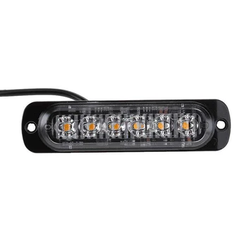 

Blue & White LED Car Motorcycle Safety Warning Flash Strobe Light Bar Lamp Strip