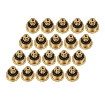 

20 PCS / Low Pressure Cooling System Copper Mist Nozzle Brass Mist Nozzle Hole 0.6mm