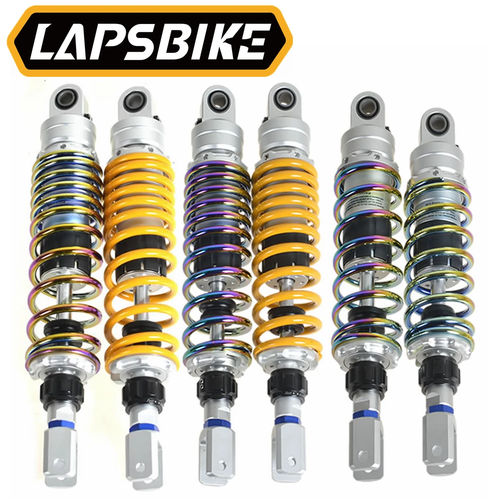 Motorcycle Rear Shock Absorbers dampers 280mm-360mm Rebound Adjustable for Yamaha Honda Motor Scooter pcx smax nmax 155