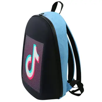 

LED Screen Dynamic Advertising Backpack DIY Wireless Wifi APP Control Backpack Outdoor City Walking Billboard Backpack Dropshipp