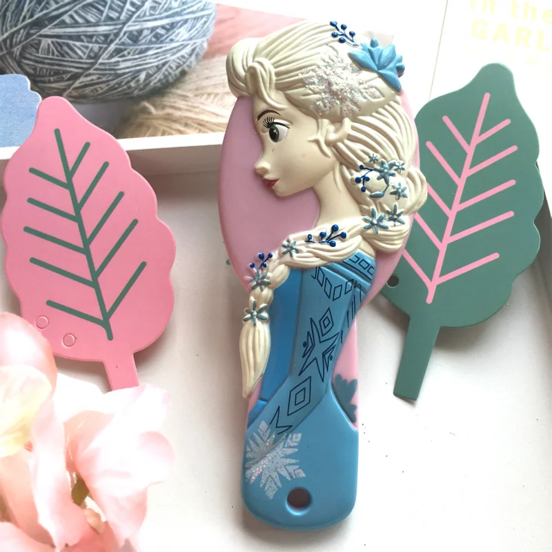 Расческа для девочек Disney Frozen 3D расческа волос с героями мультфильма Холодное