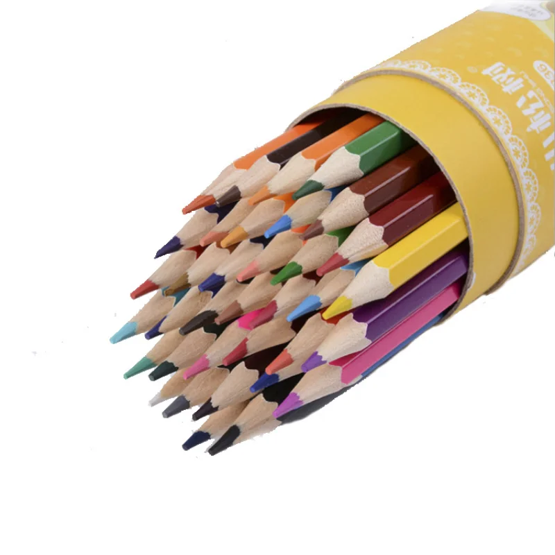 

TOPSTHINK 12/24/36colors drawing pencil set cute wooden Multi-color art pencil for school Graffiti Painting