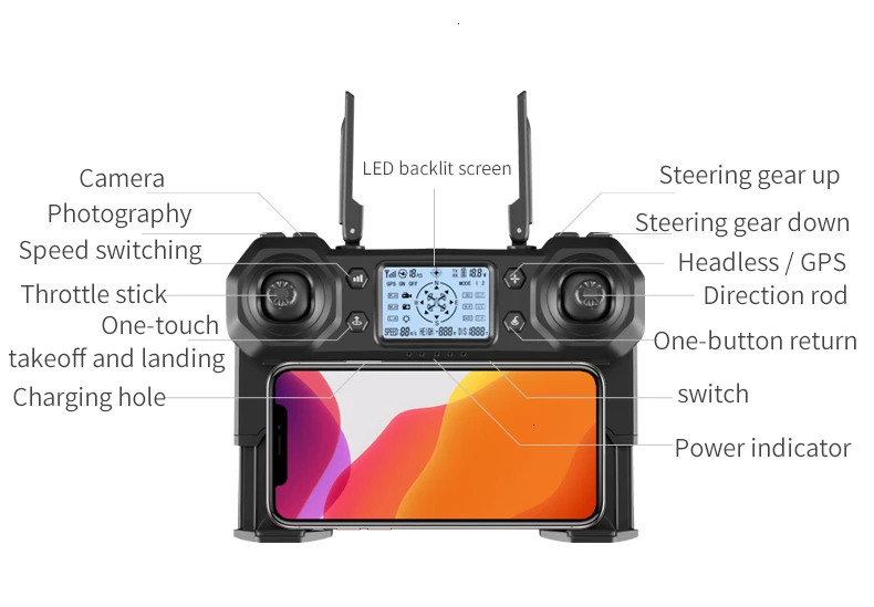 Gps дроны 4K HD камера 5G wifi FPV Профессиональный бесщеточный Квадрокоптер с ESC камерой 28 минут время полета VS F11 SG906 Дрон игрушка