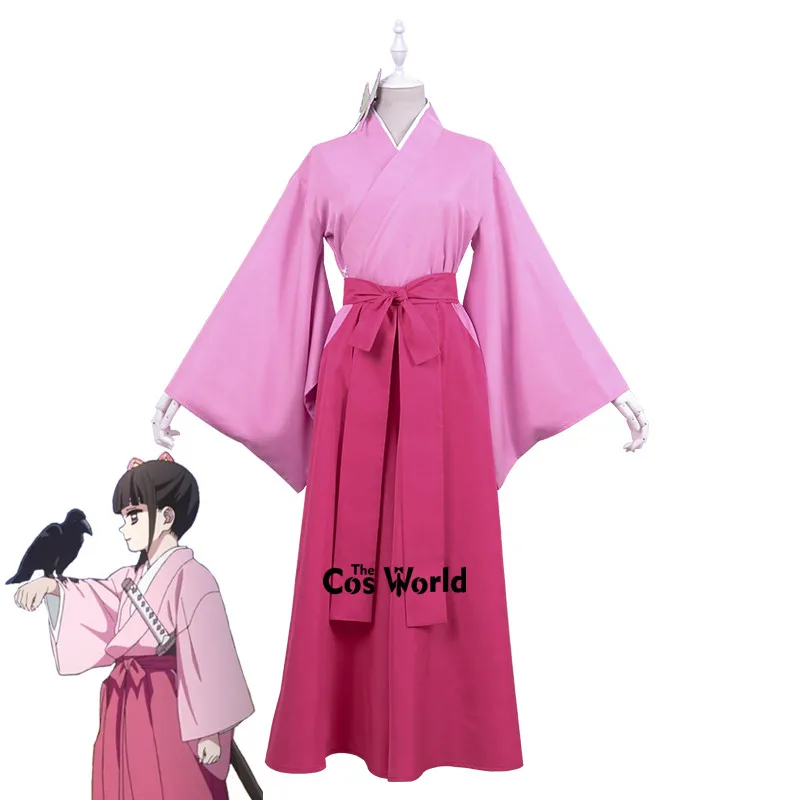 Demon Slayer: Kimetsu no Yaiba Tsuyuri Kanawo Kimono Outfit Anime Cosplay Costumes |