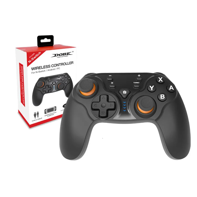 Беспроводной игровой контроллер, джойстик для Nintendo Switch Console, Bluetooth Gamepad Pro Joypad для Android/PC, аксессуары для управления