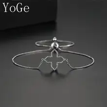 YoGe свадебные и вечерние ювелирные изделия, уникальный AAA CZ мульти камни "Х" образный браслет, божья коровка, BD107