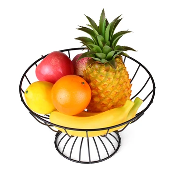 

New Art Home Iron Fruit Basket Creative Snacks Candy Fruit Basket Wire Fruit Basket Bowl Iron Vegetable Storage Holder