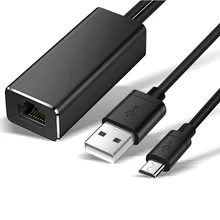 Адаптер Ethernet для пожарной ТВ-карты Micro USB к RJ45 для Amazon Fire tv стабильная игровая сетевая карта для Google Chromecast
