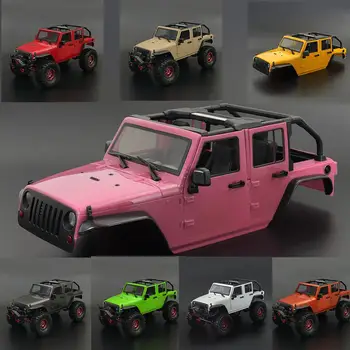 

Yiwa Unassembled Kit 313mm Wheelbase Convertible Open Car Body Shell for 1/10 RC Crawler Axial SCX10 90046 Jeep Wrangler