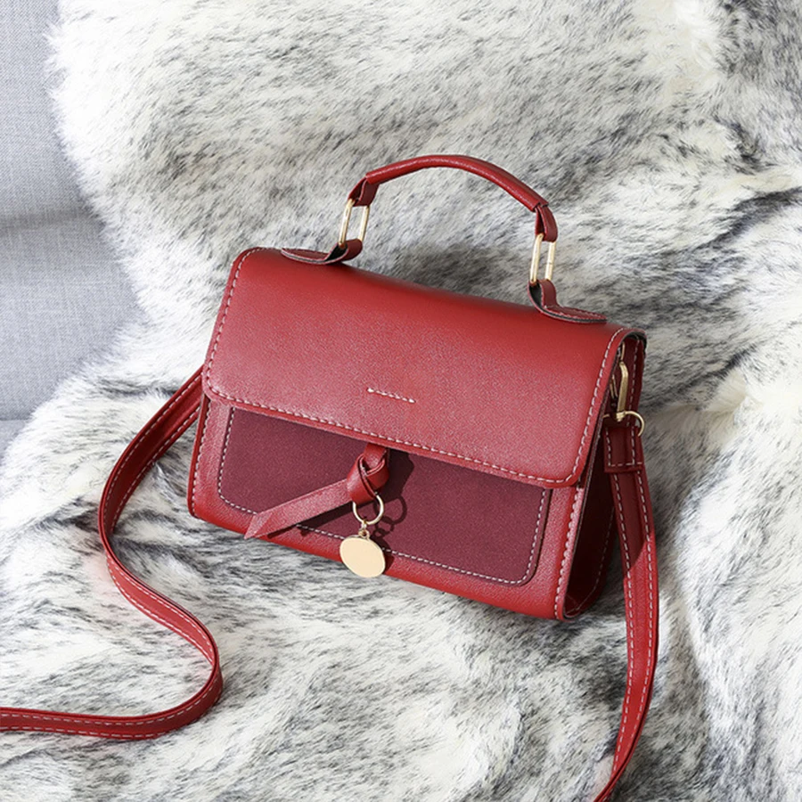 Модные новые женские ручные сумки 5 цветов простая повседневная сумка через