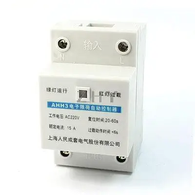 

AC 220V 15A AHH3 Series 2P 4 Terminals DIN Rail Motor Protector Controller