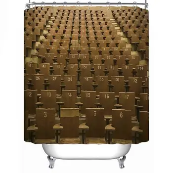 

Theatre Seating Soft Shower Curtain,159304,79''L x 71''W