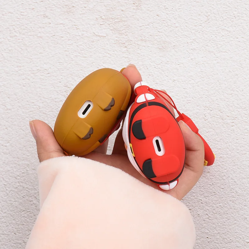 Для Apple AirPods 2 1 аксессуары для наушников мягкий чехол Air Pods милый мультяшный с